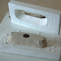 How to create a ceramic sink mold with foam