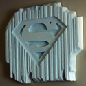 Sculpted super hero signs