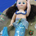 foam mermaid doll
