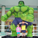 Foam Hulk Statue